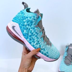 Nike Lebron XVII 17 Aqua Pink Woman’s Sneakers